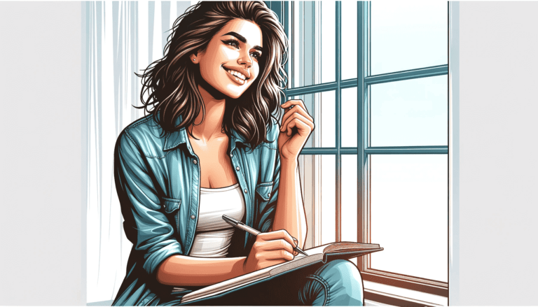 woman thinking about new year