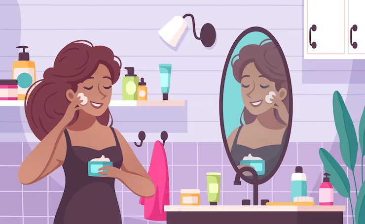 Insecure woman on social media