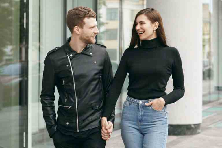 expressive couple posing outdoor 1