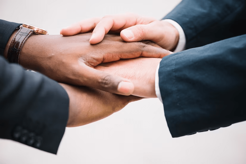 Two-Handed Handshake