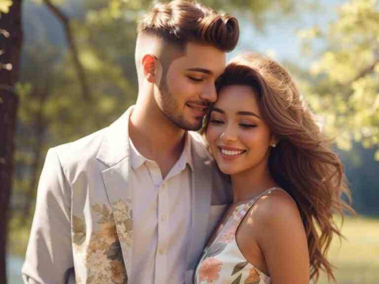 Absolute Reality v16 beautiful happy couple in beautiful and l 0