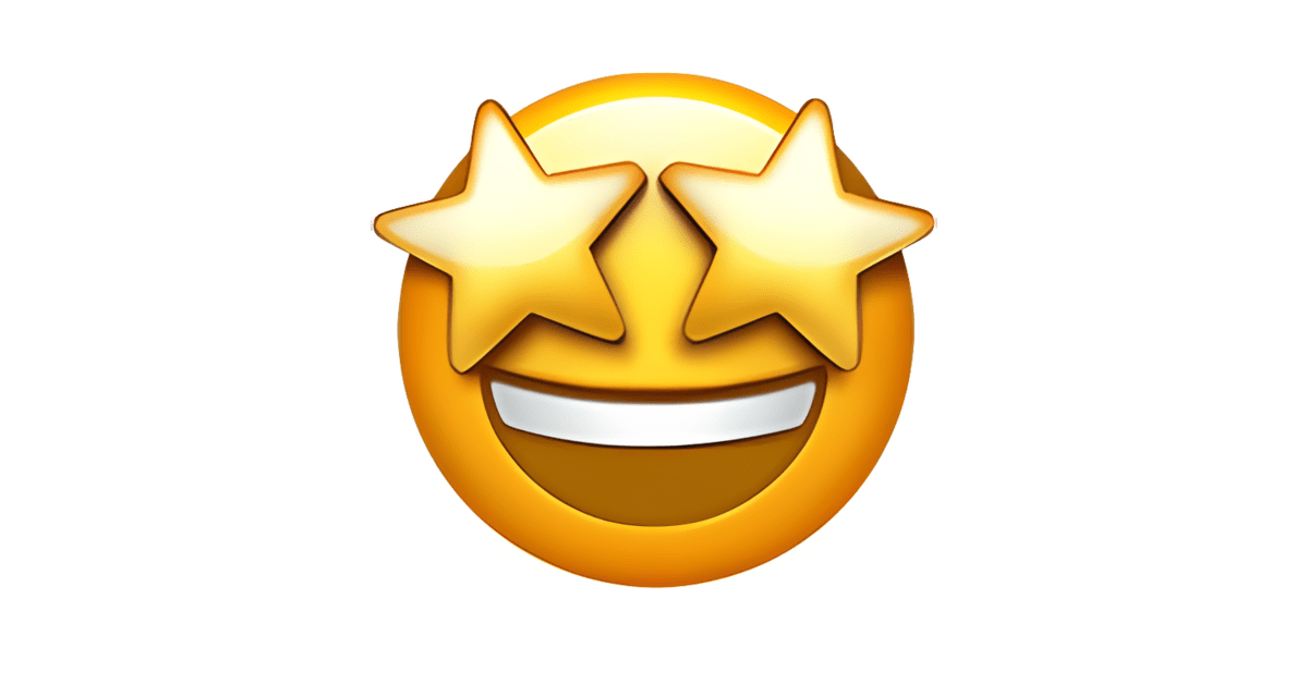 star eyes emoji 🤩meaning from a guy