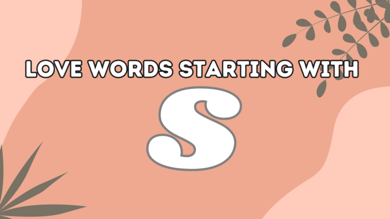 Love letters starting with s