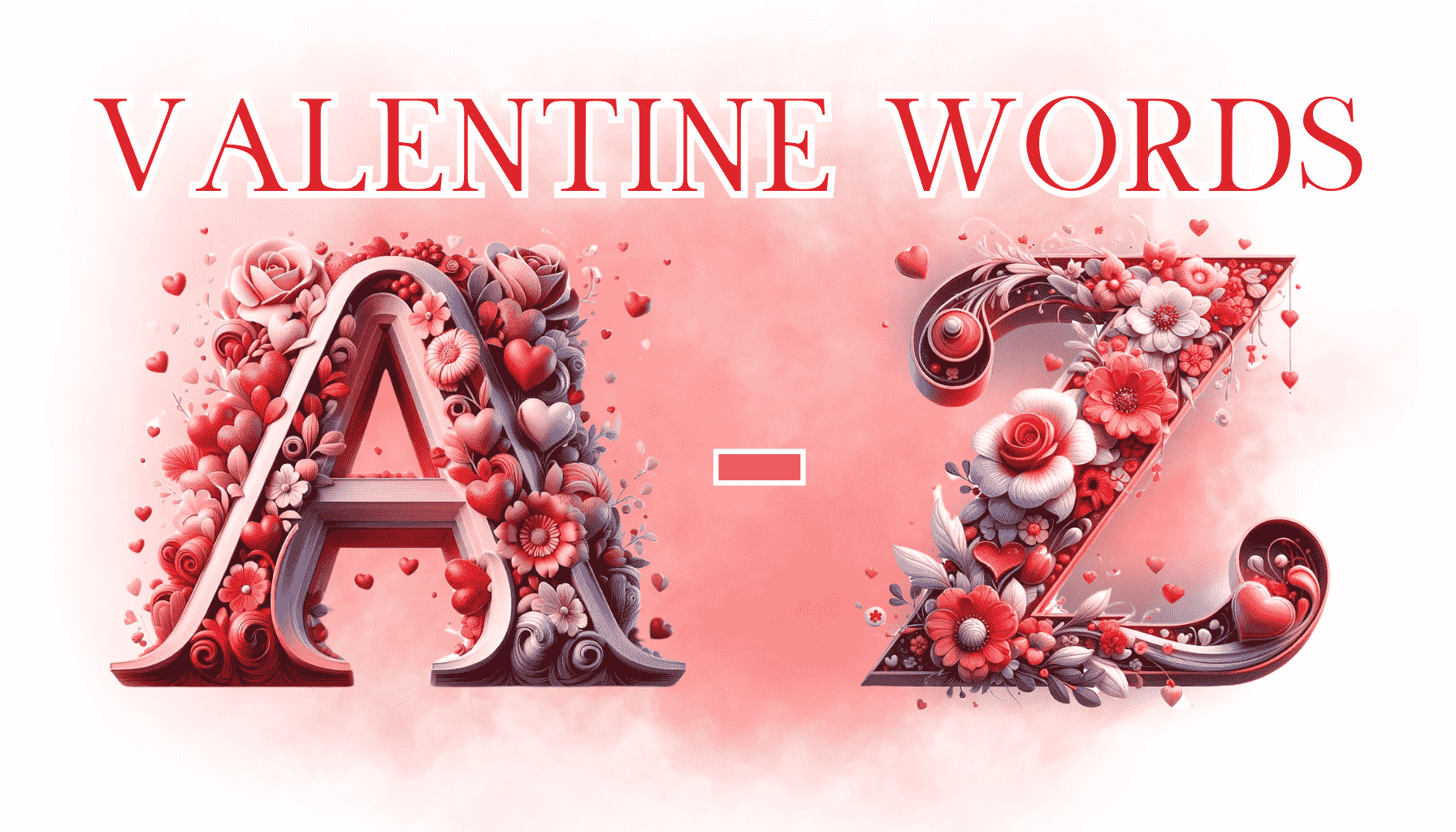 Valentine A-Z words