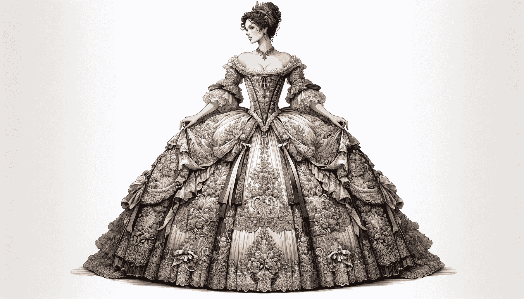 French Court Dress