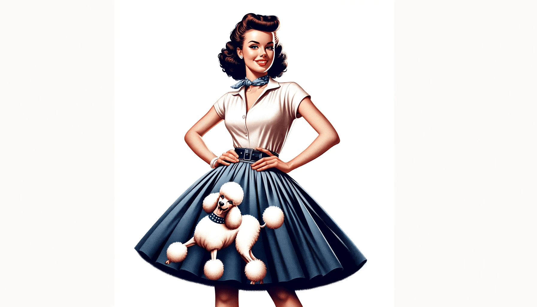 Poodle Skirt of the 1950s American Traditional Attire