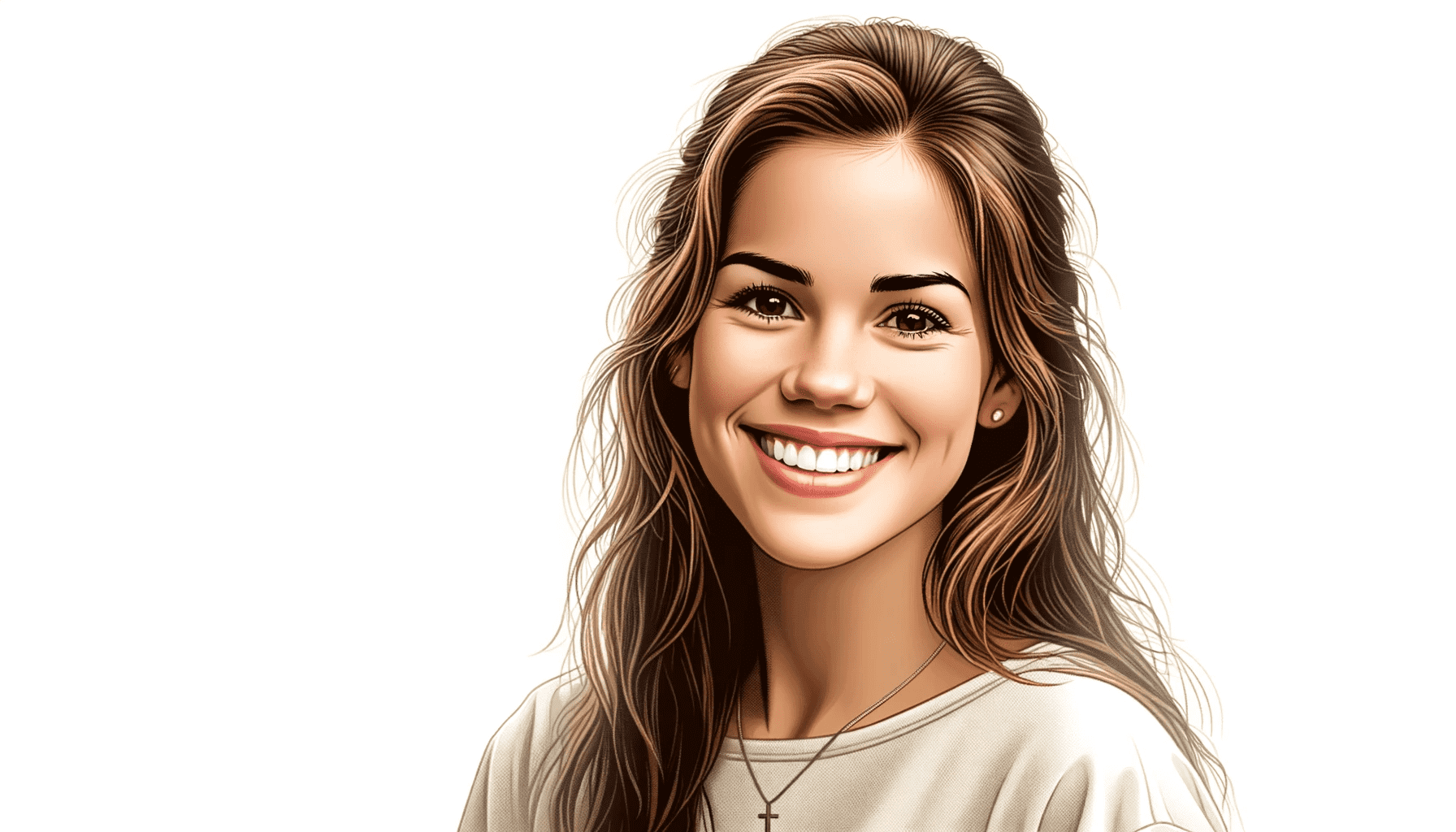 young Christian woman smiling