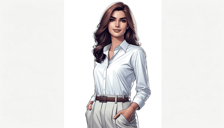 woman looking presentable