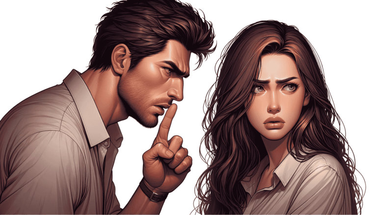 husband telling wife shut up
