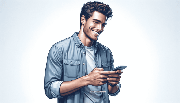 man chatting with a girl on whatsapp