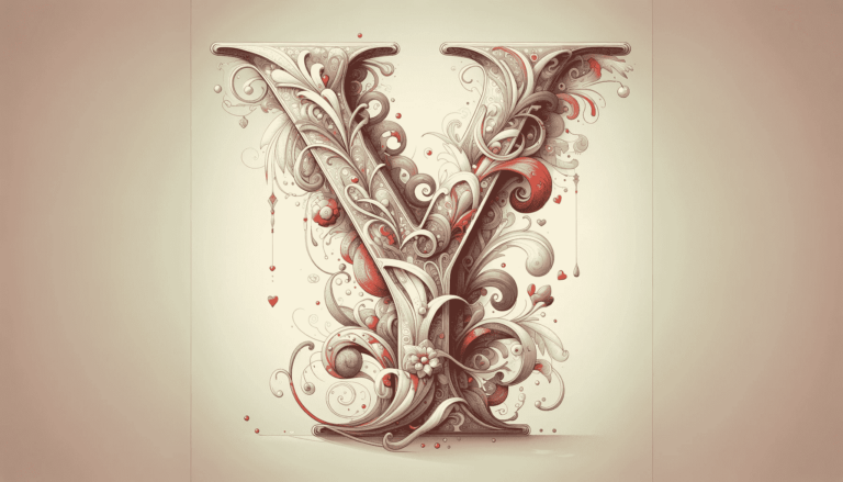 Romantic words that start with y