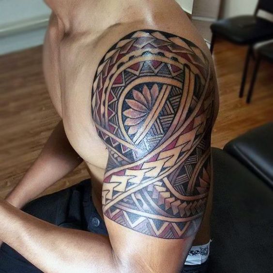 Upper arm tattoo