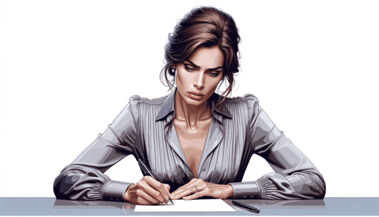 mother writing letter to her ungrateful daughter