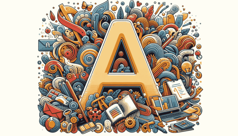 Letter A business words list