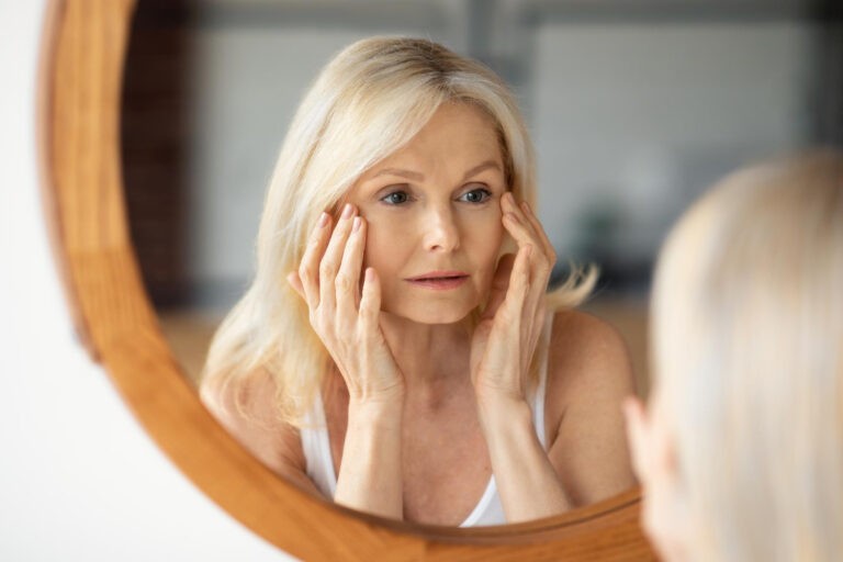 Signs of aging in women
