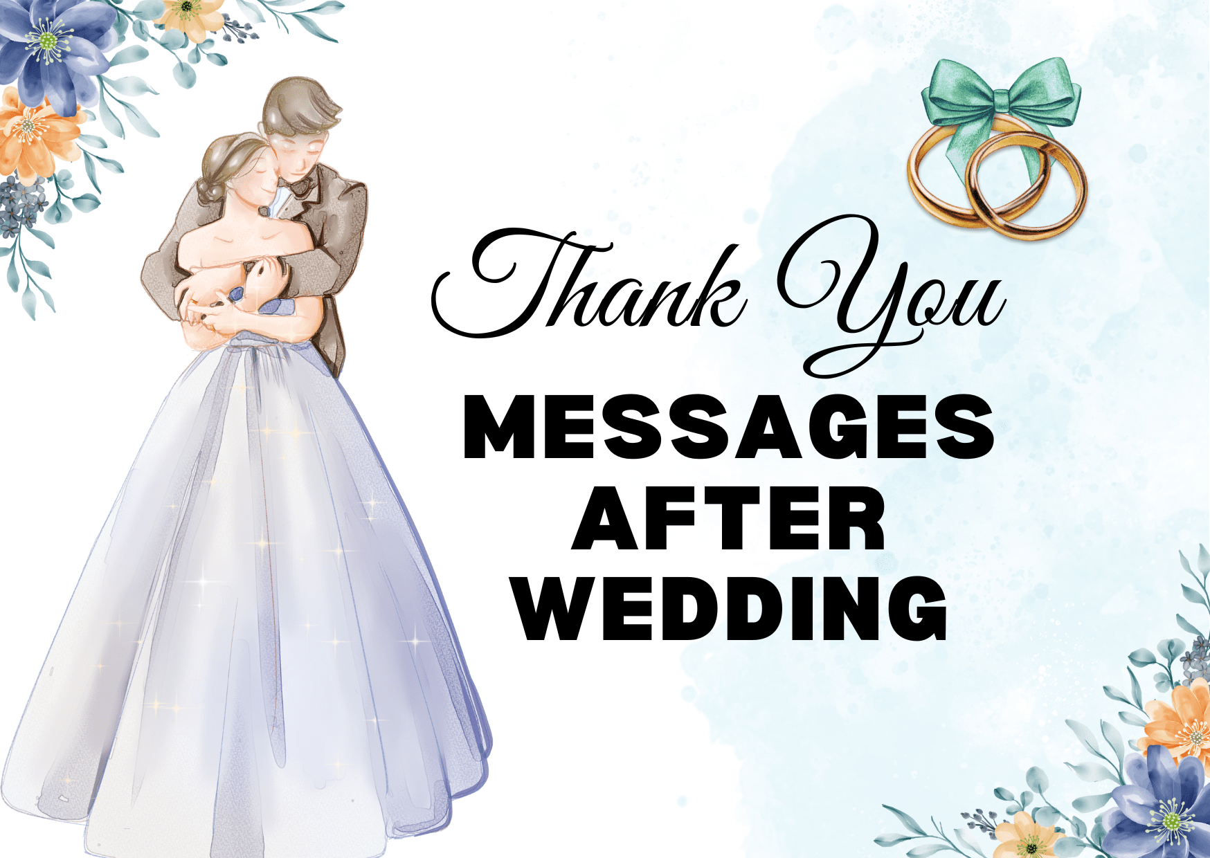 Thank you message after wedding