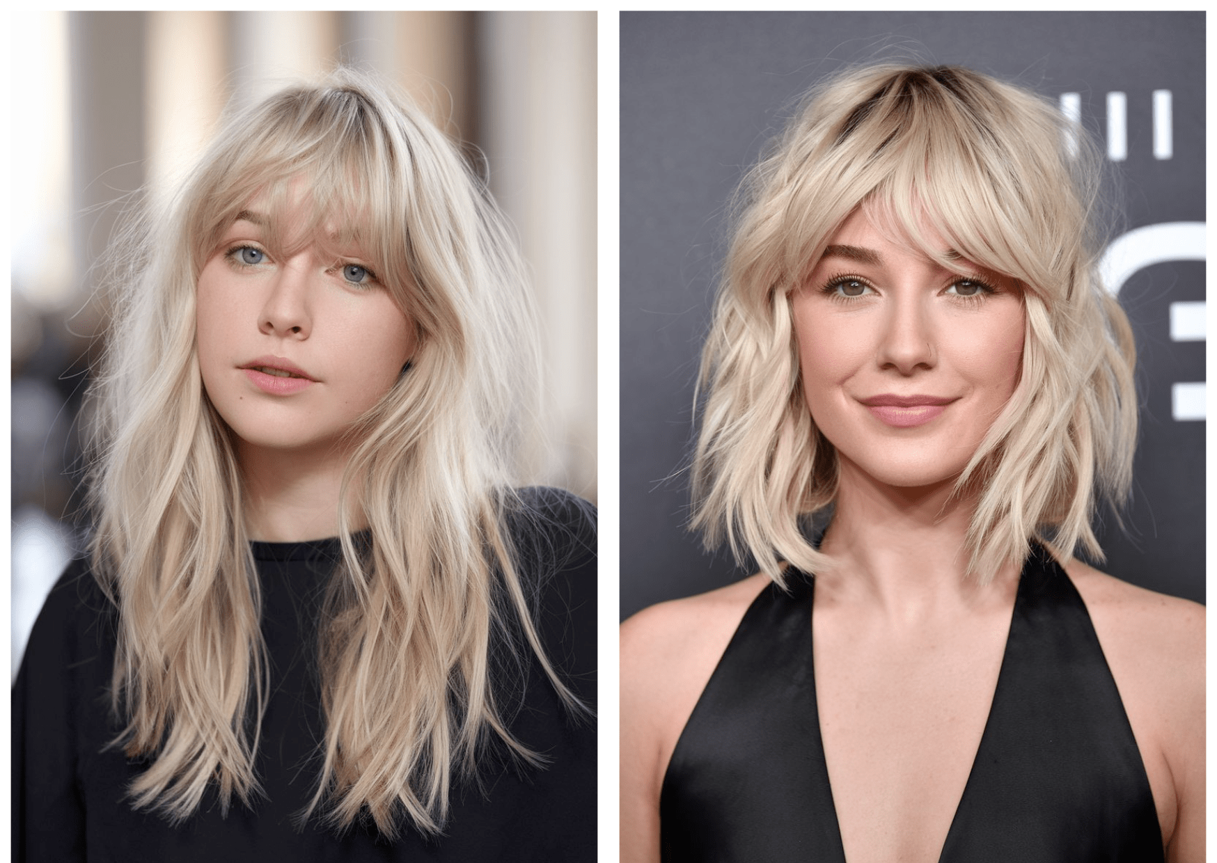 Stylish Hairstyles With Bangs For Round Face