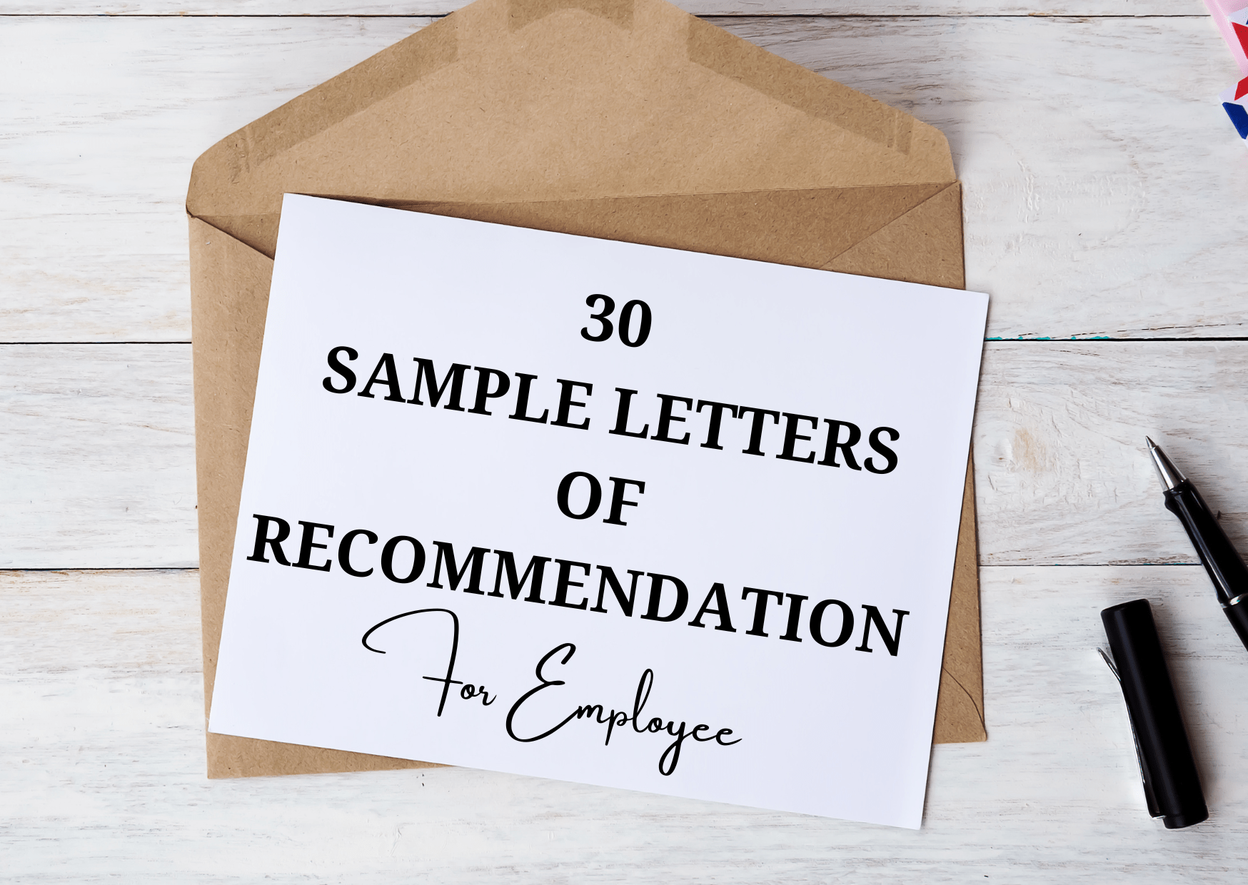 30 sample letter of recommendation for employee