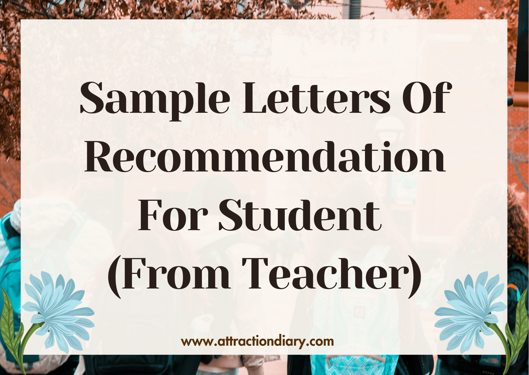 Letter of recommendation for student