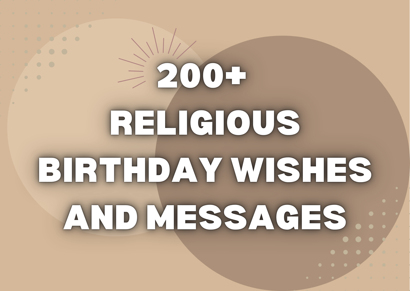 Religious Birthday Wishes and Messages