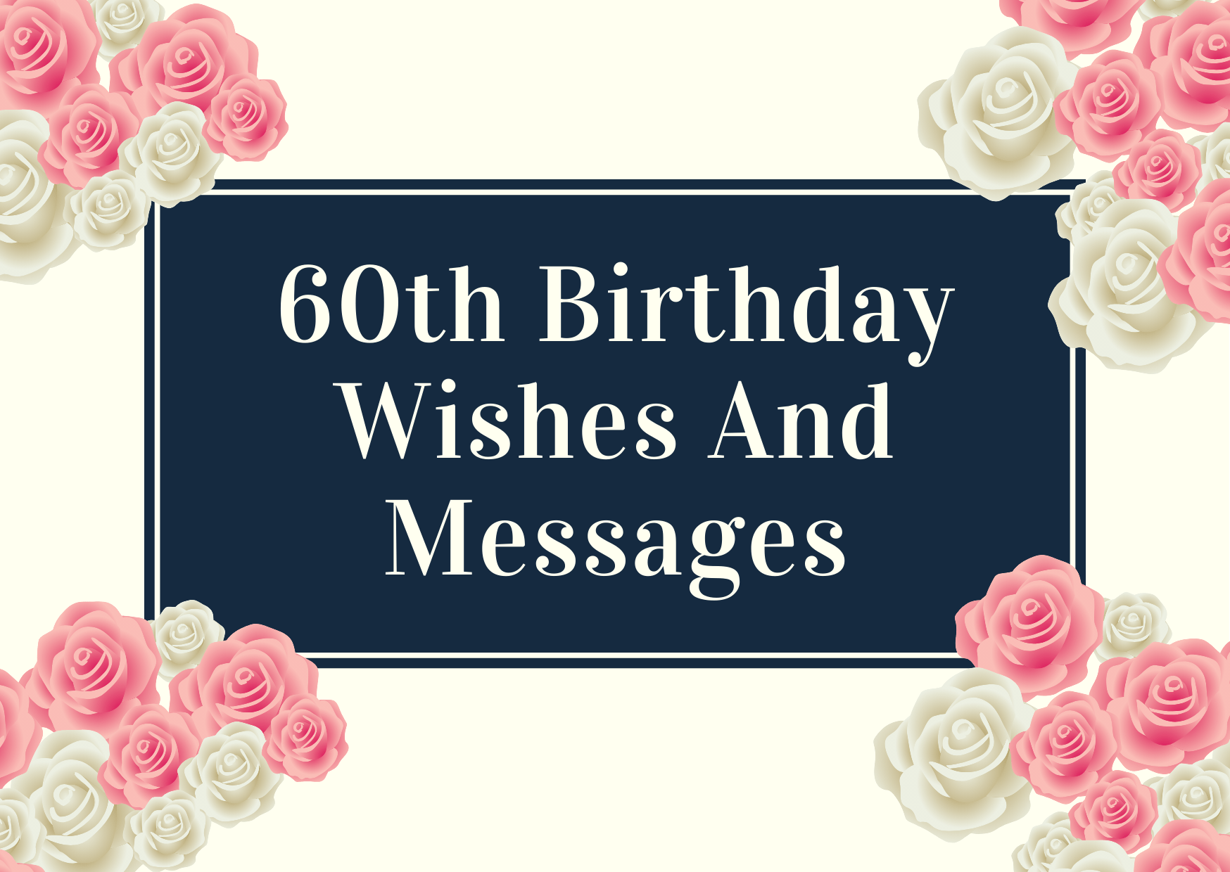 60th birthday wishes and messages