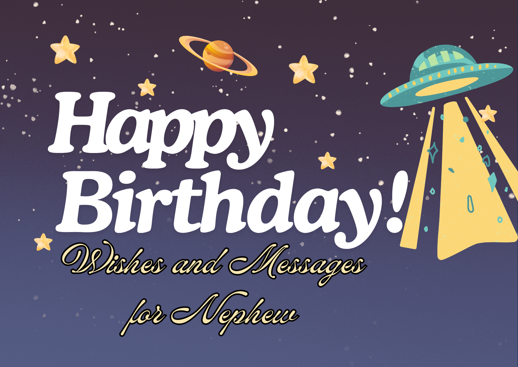 Happy Birthday Wishes for Nephew
