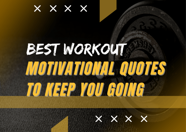 Workout motivational quotes