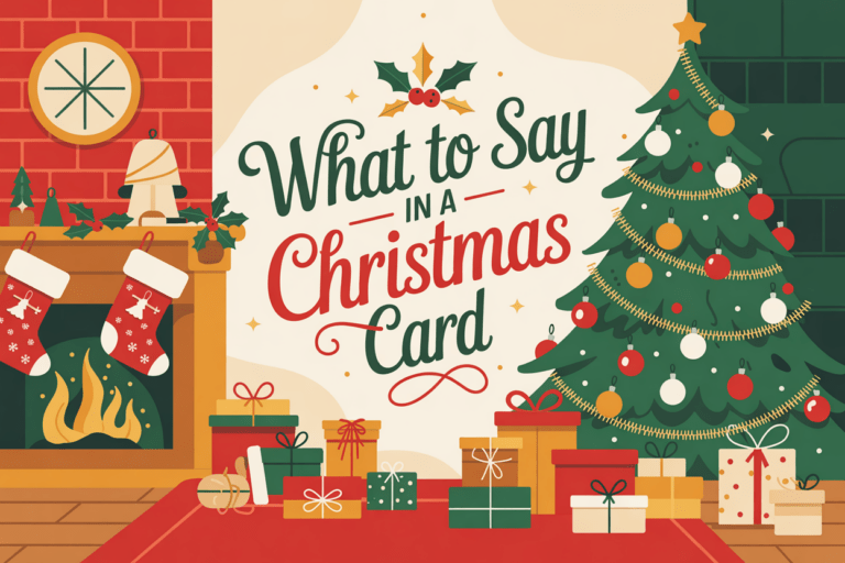 What To Say In A Christmas Card