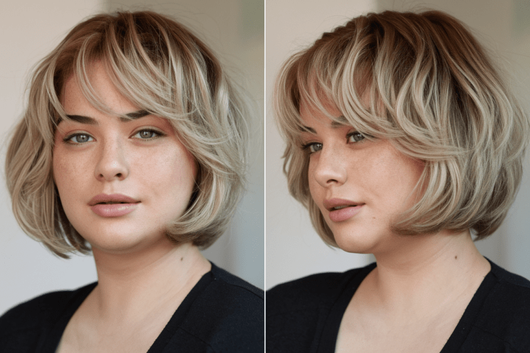 20 Short Haircuts for Women With Chubby Faces
