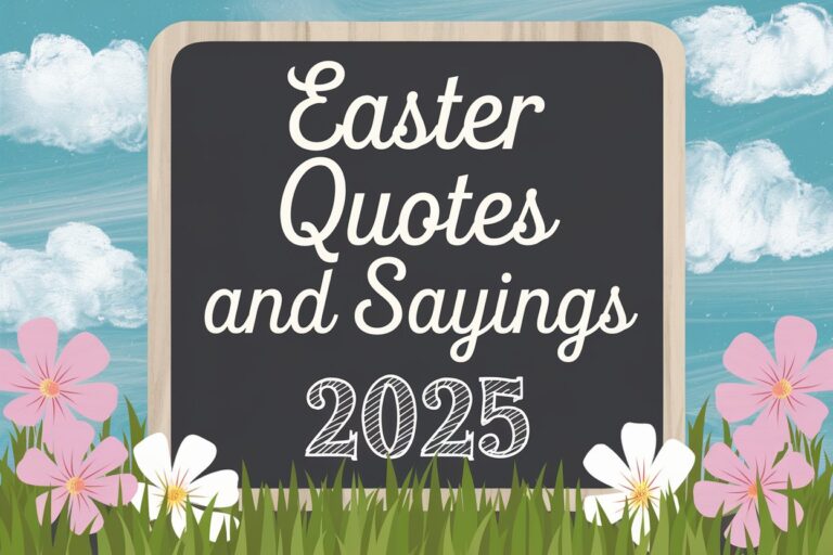 Easter quotes and sayings 2025