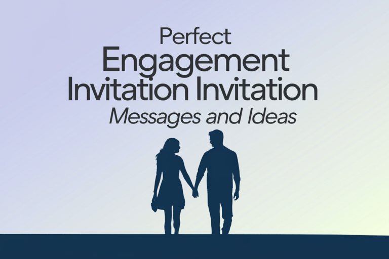 Perfect Engagement Invitation Messages and Ideas
