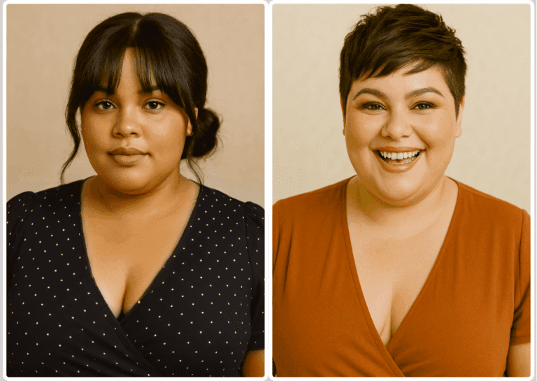 Stunning Hairstyles For Plus Size Women With Double Chin