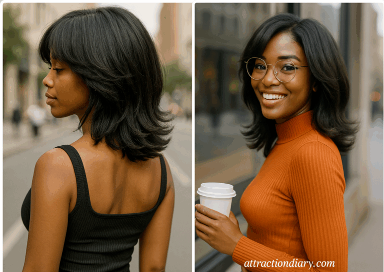 Feathered Hairstyles for Black Women