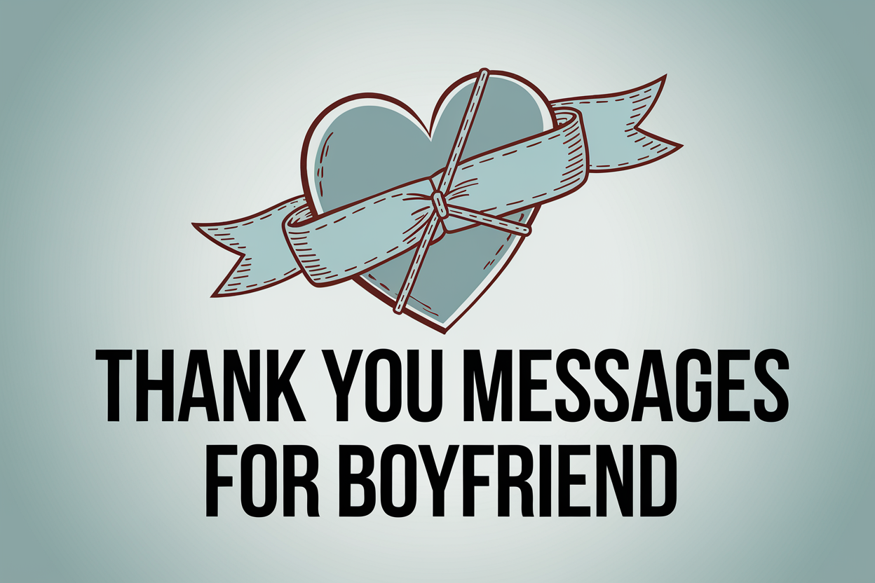 Thank You Messages For Boyfriend