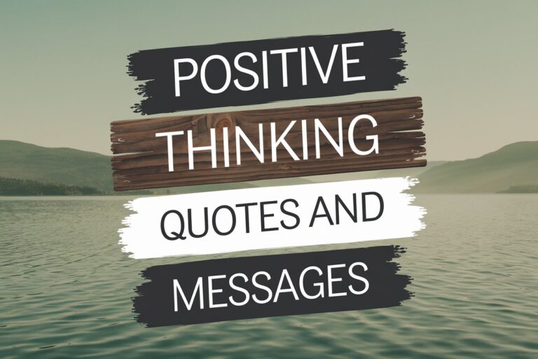 Positive Thinking Quotes and Messages