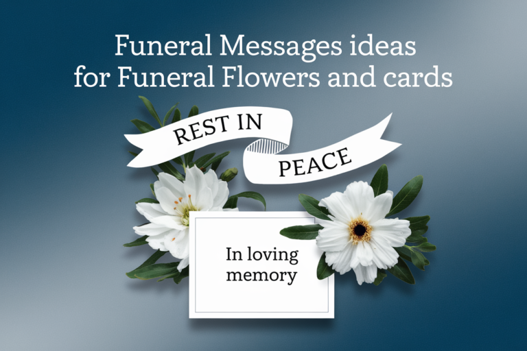 Funeral Messages Ideas For Funeral Flowers and Cards