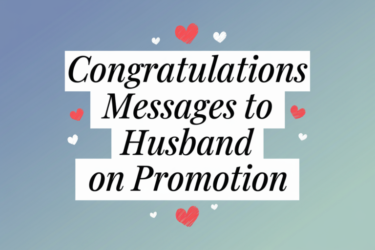 Congratulations Messages To Husband on Promotion