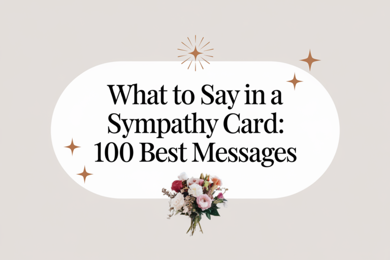 What To Say In A Sympathy Card: 100 Best Messages
