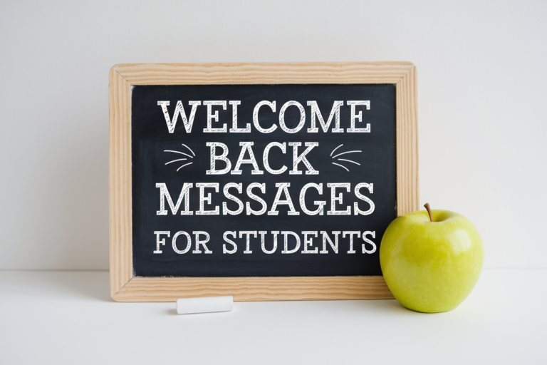 Welcome Back Messages For Students