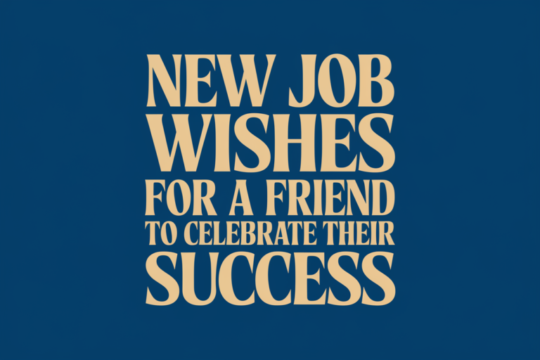 Heartfelt New Job Wishes for a Friend to Celebrate Their Success