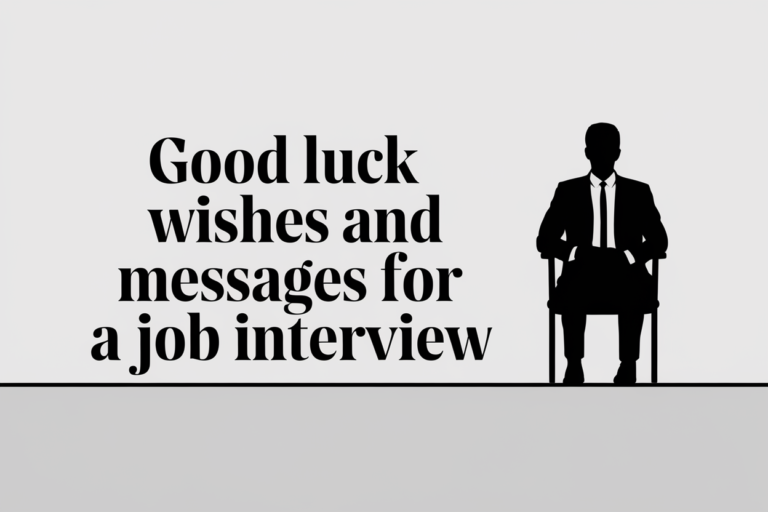 Good Luck Wishes And Messages For a Job Interview