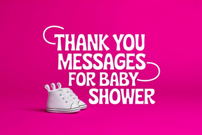 Thank You Messages For Baby Shower