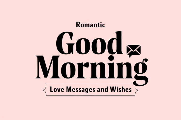 Romantic Good Morning Love Messages and Wishes