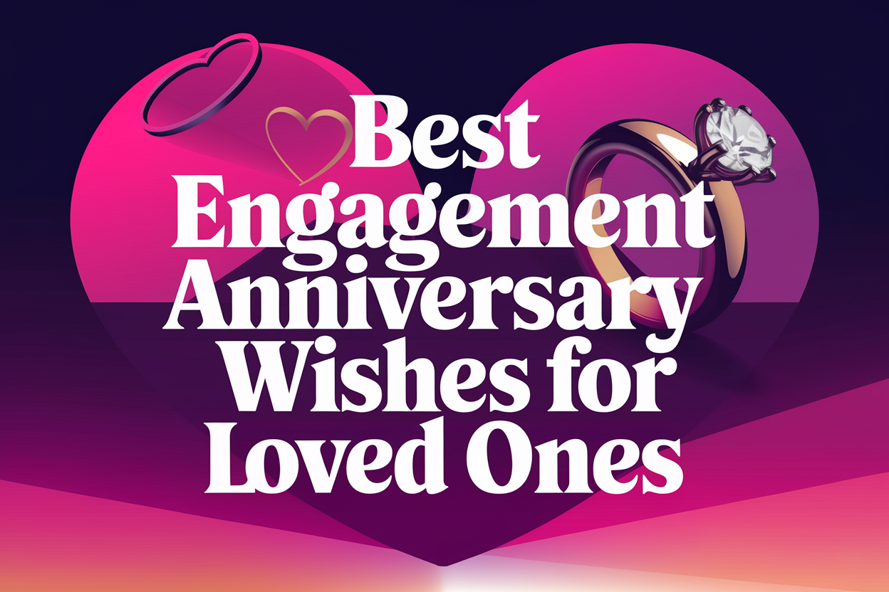 Best Engagement Anniversary Wishes for Loved Ones