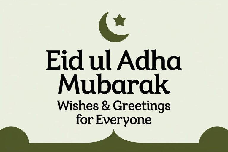 Eid ul Adha Mubarak Wishes & Greetings for Everyone