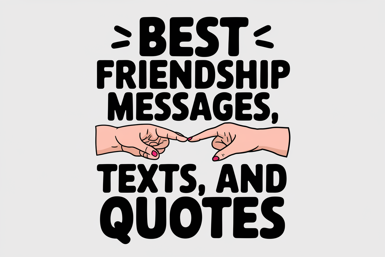 Best Friendship Messages, Texts, and Quotes
