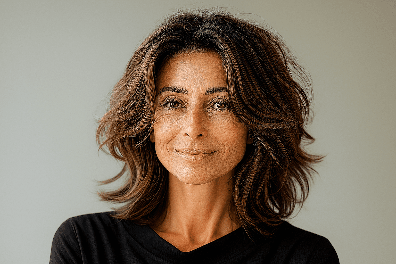 Gorgeous Medium Length Layered Haircuts For Women Over 50