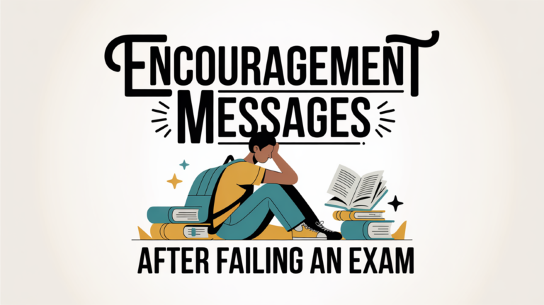 Encouragement Messages After Failing an Exam